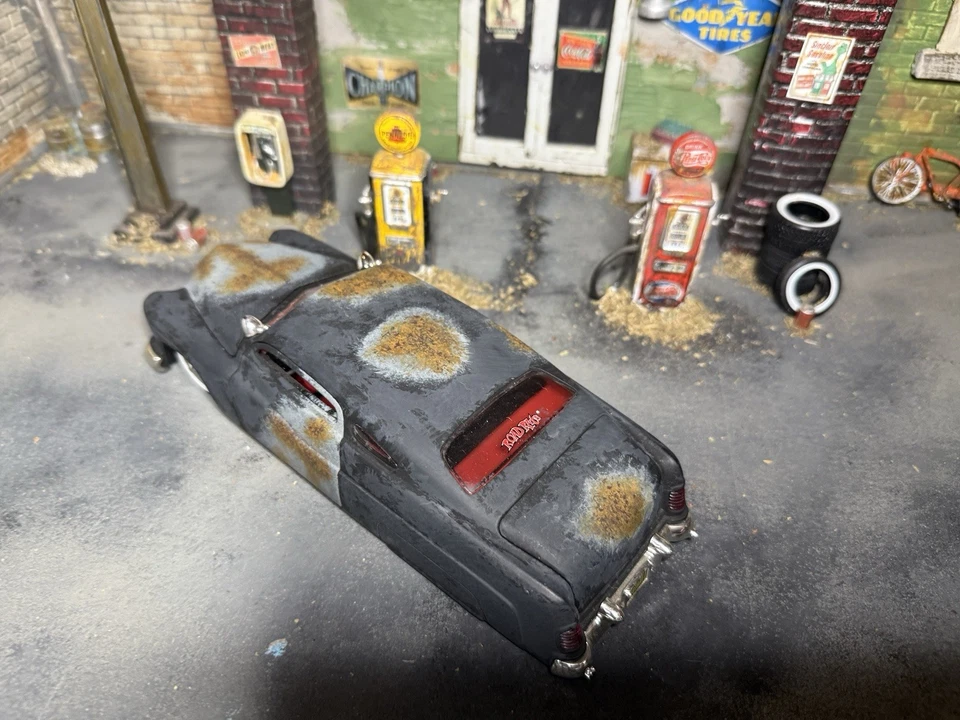 Jada 1/24 1951 Mercury Rat Rod pátina oxidada desgastada Foto 3 de 4