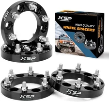 6X5.5 Wheel Spacers, KSP Forged 1"(25mm) 6x139.7mm to 6x139.7mm Thread Pitch