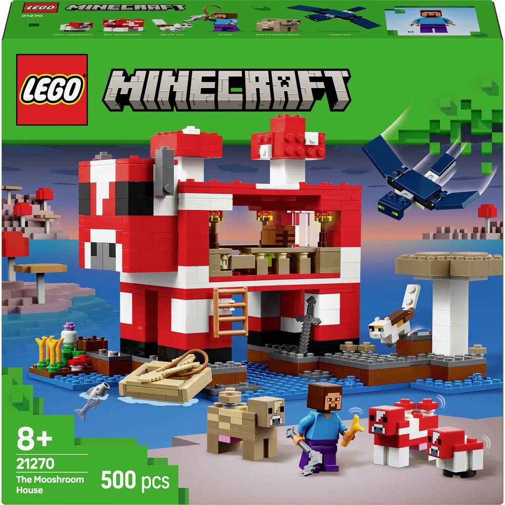 LEGO Minecraft 21270 La maison Pilzkuh : jeu de construction pour enfants