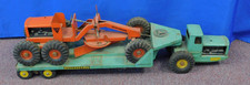 Vintage Ny-Lint Tournahauler Truck Cab Tractor & Trailer w/ Ny-Lint Road Grader
