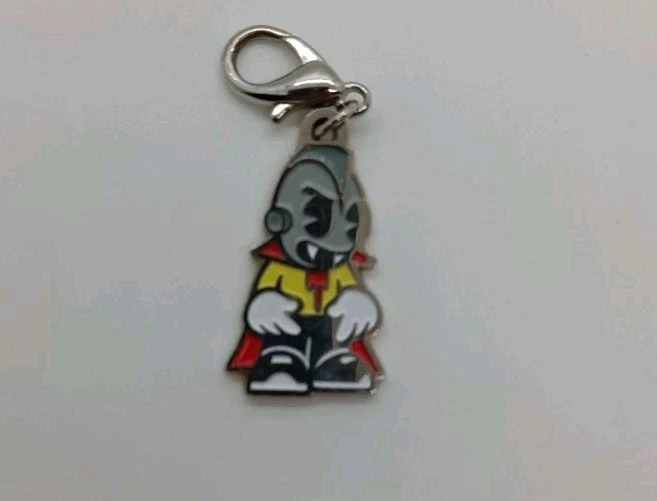 Kidrobot Fly Guys Mascot Dracula Vampire Enamel Zipper Pull Clasp Rare - Image 3 of 3