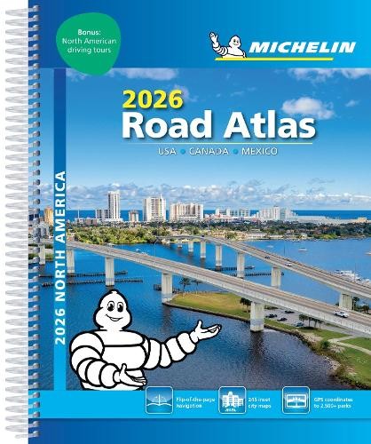 USA Canada Mexico - 2026 Road Atlas (A4-Spiral) - 9782067267961 - Picture 1 of 1