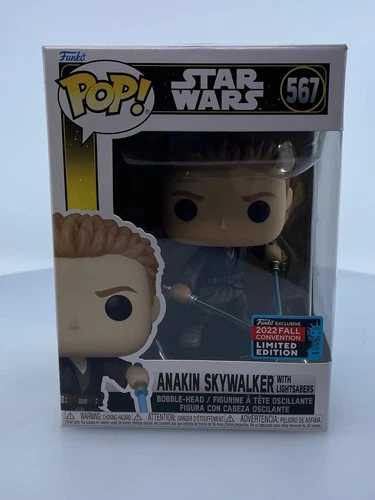 Funko Pop! Star Wars: Episode II - Anakin Skywalker with Lightsabers, Fall Conve