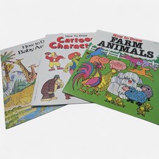 How to Draw Watermill Cartoon Characters Farmy Animals Baby Animals 80/90s lot 3