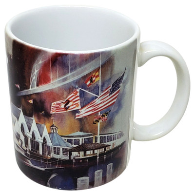 Schaefer's Canal House, Chesapeake City, MD Souvenir Mug Vivid Colors & Logo