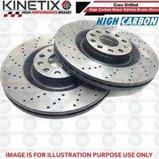 Für Mini Clubman Cooper D R55 Hinten Gelocht Performance Bremsscheiben Paar 259mm