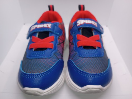 New Marvel Rare Spiderman Kids Gym Shoes/Sneakers Boys Size 7 With 1 Pair Socks - Picture 5 of 8