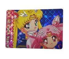 RARE Vintage 90s Amada 5th Anniversary SuperS Chibi Sailor Moon Prism Sticker 44