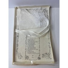Vintage  Magic Bonnet  Baby Christening Bonnet/Bride's Wedding Hankie Keepsake