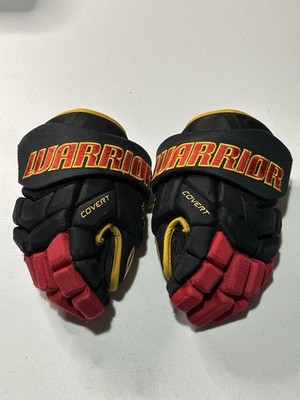 Warrior Covert Pro Stock Hockey Gloves JR 11  Guelph Gryphons NCAA/USports