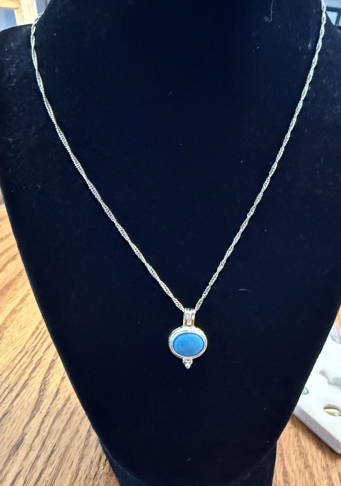 Sterling Silver Gemstone Interchangeable Cats Eye… - image 3