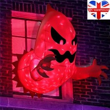 Image of Halloween Inflatables Blow Up Ghost with LED Light Indoor/Outdoor Yard Decor