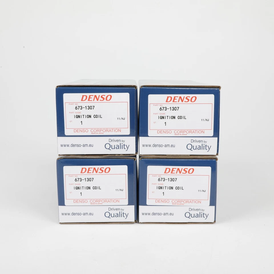 4PCS DENSO 90919-02244 673-1307 Ignition Coils For 2001-2008 Toyota Rav4 2.4L L4 Foto 3 de 4