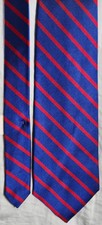 Vintage Brooks Brothers Makers Blue Red Made in USA Striped Design