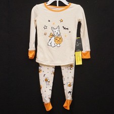 Laura Ashley 2 Piece PJ Set Scottie Dogs with Pumpkins Halloween Print Girl  s 2T