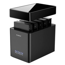 5 Bay 3.5 Inch Hard Drive Enclosure USB C to SATA Magnetic Tool-Free External...