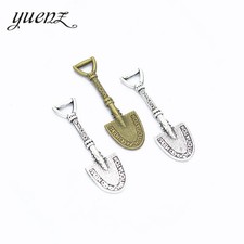 20pcs 32 10mm Antique shovel Charms Pendants for Jewelry Making Handmade Craft