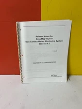 KLA Tencor 04-0244 OmniMap NC110 System Release Notes