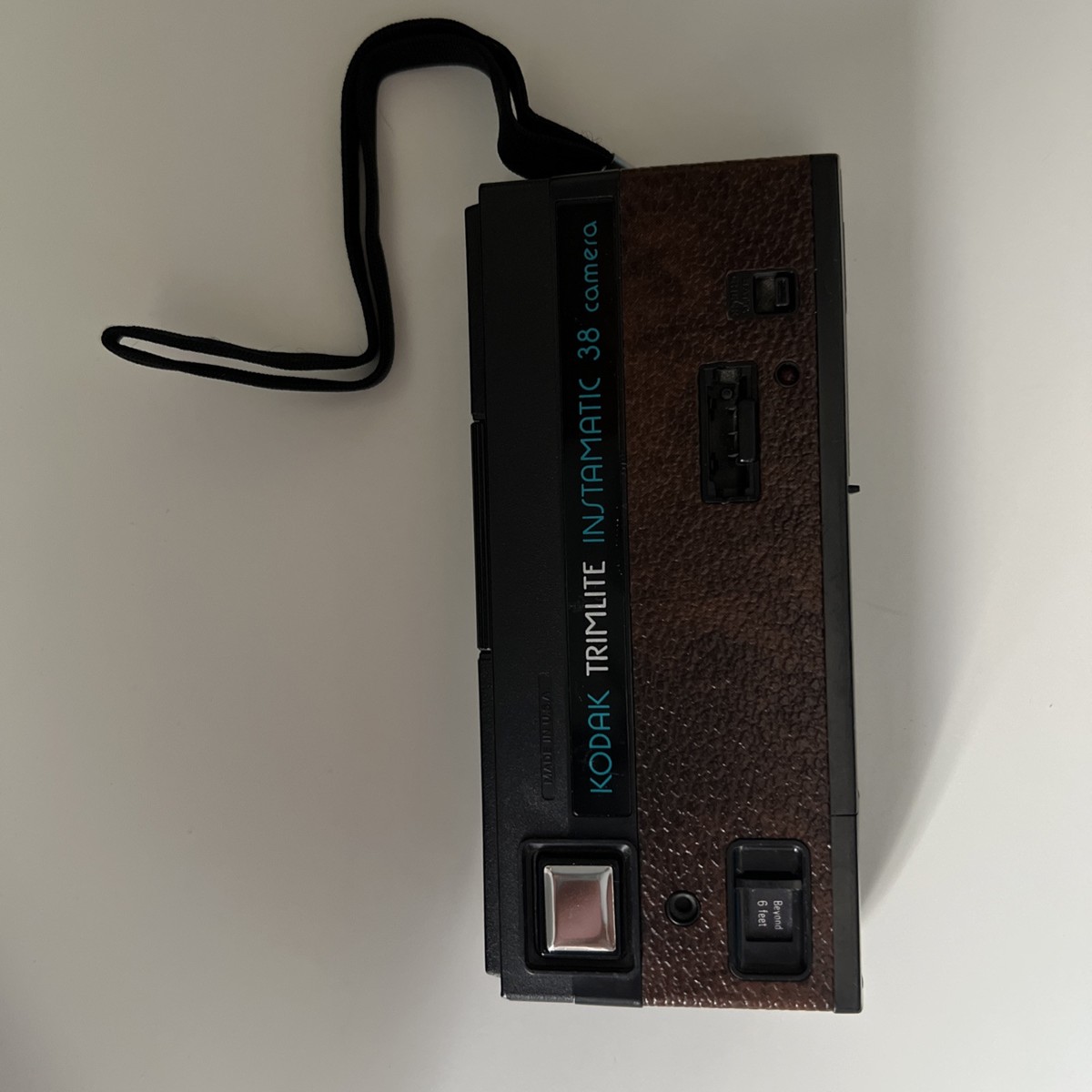 Kodak Trimlite Instamatic 38 camera, produced in 1975 for 110 film