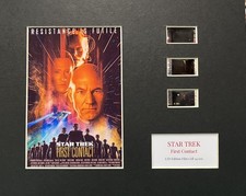  STAR TREK  FIRST CONTACT. .  35mm Film Cell Mounted Display