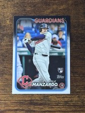 2024 Cleveland Guardians ROOKIE Kyle Manzardo Topps Update ROOKIE CARD #US262 RC