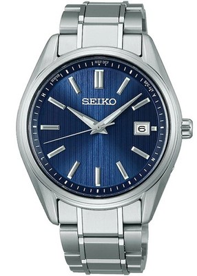 SEIKO SELECTION SBTM339 Titanium Radio Solar Watch Navy Dial 39.5mm New