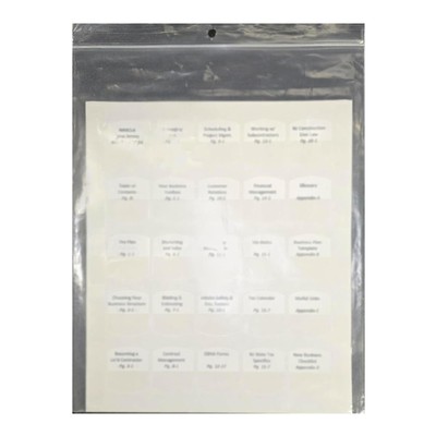 Preprinted Tabs - Excavation & Grading Handbook Revised