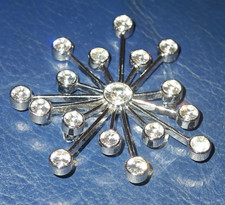 Swarovski Starburst Brooch Excellent Condition