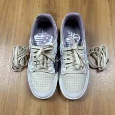 New Balance 480 BB480LHP Kids Sneakers Beige Purple Ortholite Size 4M 5.5W