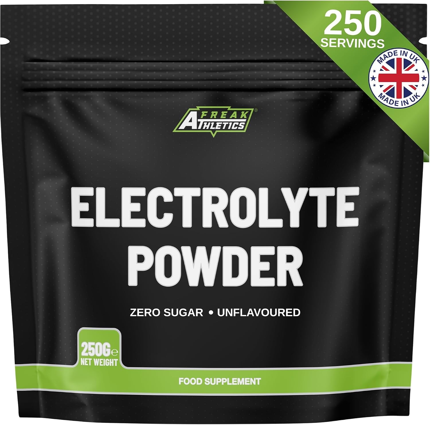 Freak Athletics Electrolyte Powder 250G - Unflavoured - Uk Made - Hydration & Performance Support For Men & Women - Image 2