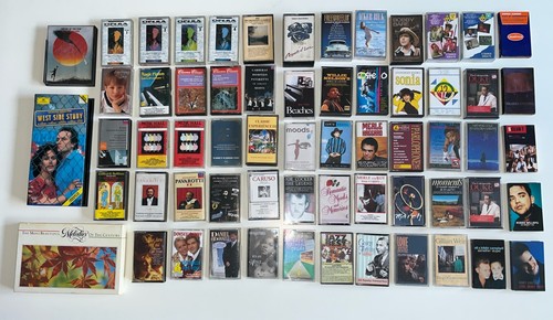 Audio Cassette Tapes X65 Assorted Genre Classic Opera Jazz Pop Musicals Country