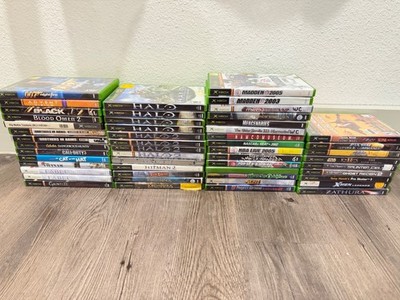 xbox game lot but 3 get 1 FREE Halo Fable Call of Duty Star Wars Splinter Cell