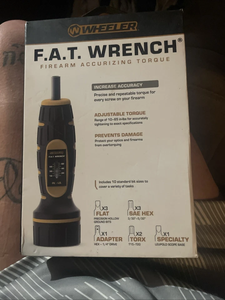 Wheeler F.A.T. Llave dinamométrica de precisión con juego de brocas de 10 piezas Foto 2 de 2