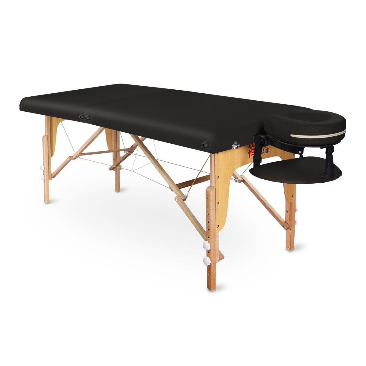 ZEN Massageliege Massagetisch Massagebank Therapieliege mobil klappbar Schwarz