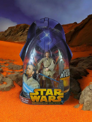 Hasbro Star Wars Revenge of the Sith Obi-Wan Kenobi Jedi Kick Action Figure