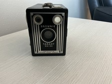 Vintage Eastman Kodak Brownie Target Six-20 Box Camera 1940  s Art Deco Untested