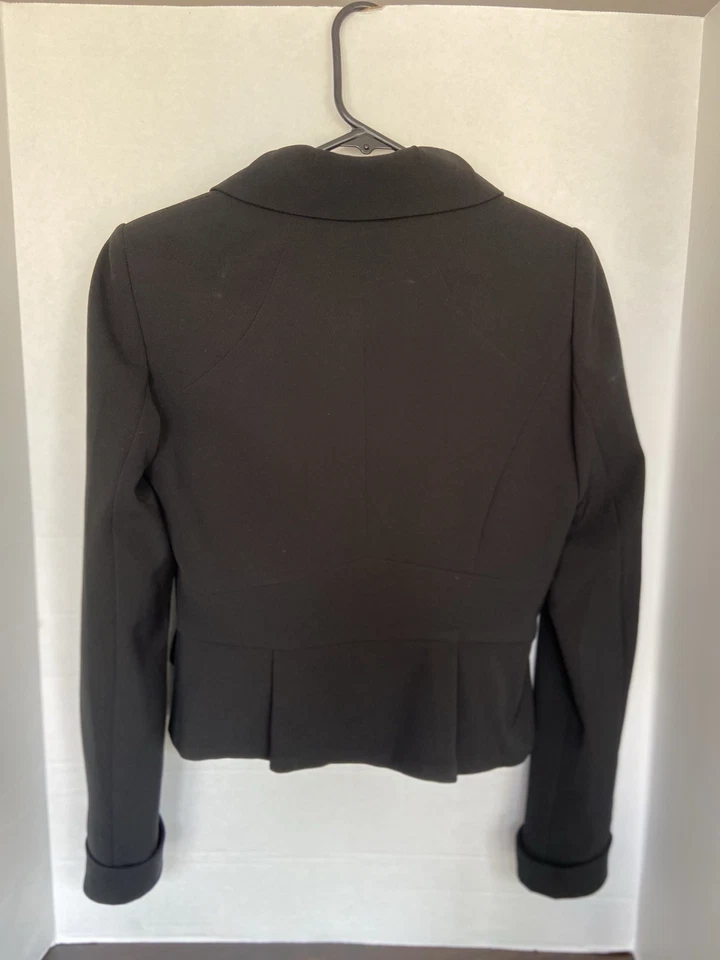 L.A.M.B. Chaqueta de moto para mujer Gwen Stefani negra otoño 2008 cremalleras dobles talla 2 Foto 2 de 4