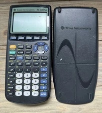 Texas Instruments TI-83 Plus Graphing Calculator Black TESTED - WORKS