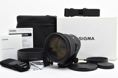 Rare [Top MINT w/Box] Sigma Art 105mm f/1.4 DG HSM Lens Canon EF From JAPAN
