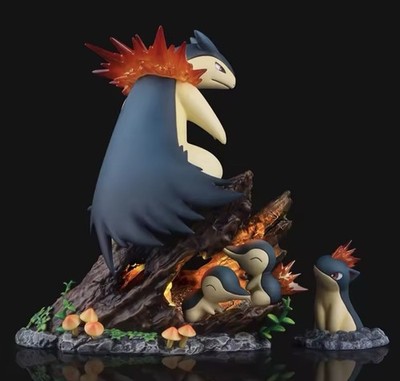Pokemon Tornupto Feurigel Figur 12cm   Anime Evolution PVC Statue Modell