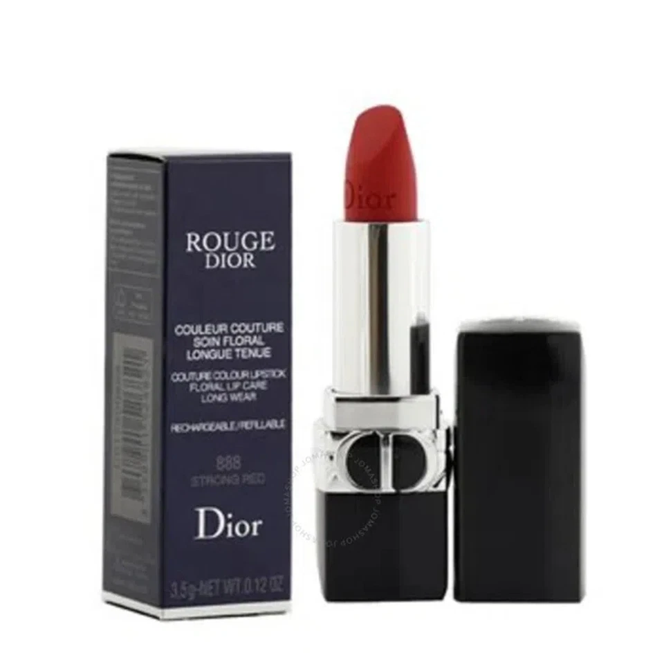Dior Rouge Red Lipstick Dior Refillable 888 Strong Red Makeup Colour - Image 1 of 1