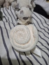 Jellycat Bashful Snow Tiger Soother / Comforter BNWT Retired & Rare Sacha Tiger
