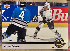 1992-93 Upper Deck Young Guns Alexei Zhitnik RC #566 Kings