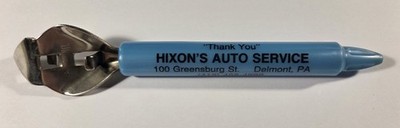 Bottle / Can Opener Hixon's Auto Service Delmont PA Advertising