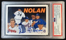 1991 Upper Deck Nolan Ryan Baseball Heroes: Auto #/2500 PSA Authentic 9