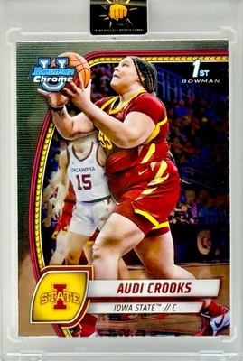 AUDI CROOKS RARE SSP 1ST ROOKIE CHROME INVESTMENT CARD CYCLONES MINT