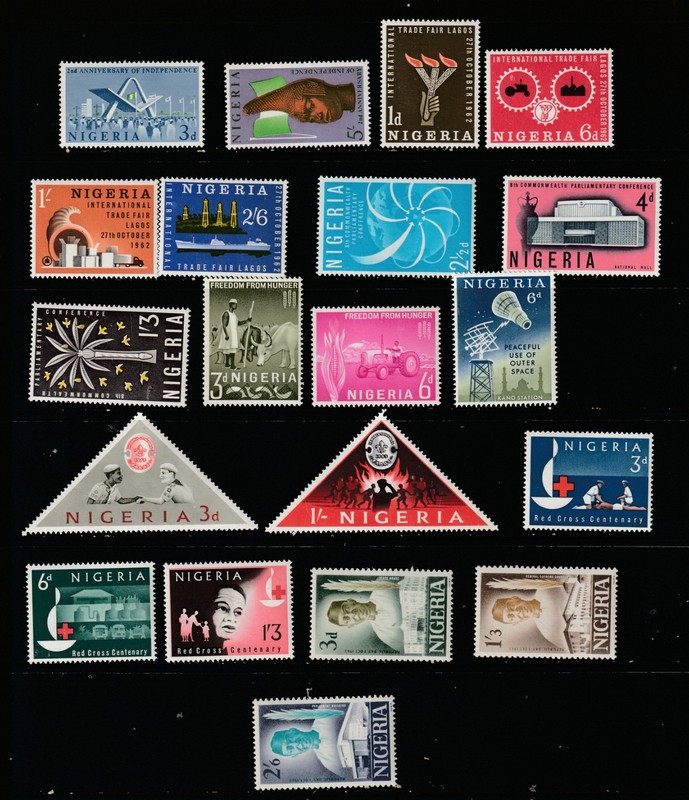 Nigeria Scott# 132-152 MH- MNH 7 Complete Sets