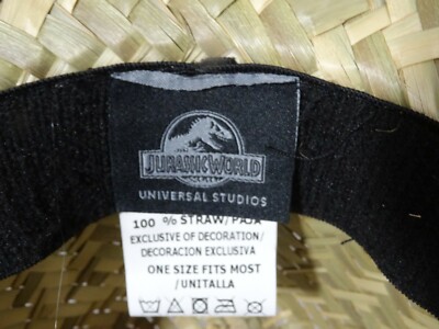 Jurassic World Straw Safari Sun Hat Draw Cord Adult OSFM 100  display picture 1