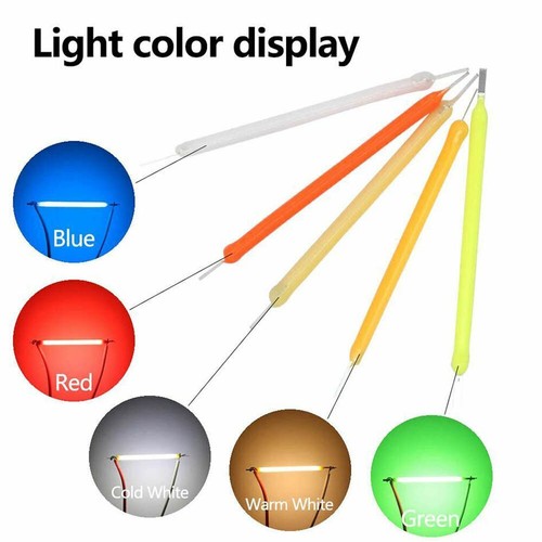 10pcs 3V LED Filament Lamp Light 38/18.5mm For Edison Bulbs Home DIY Lights USA - Picture 17 of 22