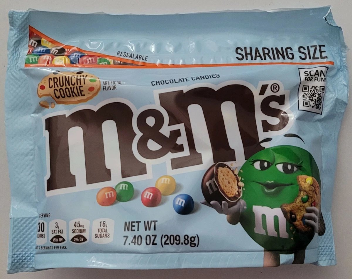 M&M's Chocolate Candies, Crunchy Cookie, Sharing Size - 7.40 oz